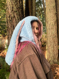 Pink Blue Cozy Bunny Hood